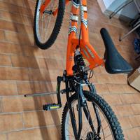 Bicicletta 24 mtb biammortizzata shimano