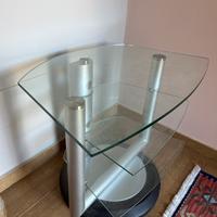 Tavolino in vetro