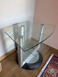 Tavolino in vetro