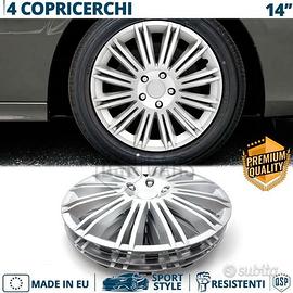 4 Copricerchi per DACIA 14 Pollici Coppette