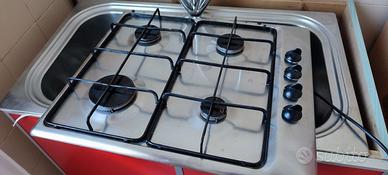 Piano Cottura Sicurgas 4 fuochi piezoelettrici