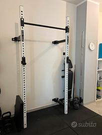 Palestra completa (rack, bilancieri, pesi, panca..