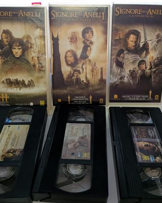 Il signore deglil anelli VHS trilogia completa