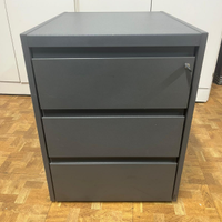 Cassettiera metallica 3 cassetti - uso ufficio / o