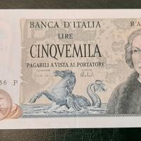BANCONOTA LIRE 5000 COLOMBO 11.4.73..BB/SPL