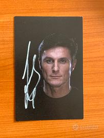 Autografo di Javier Zanetti