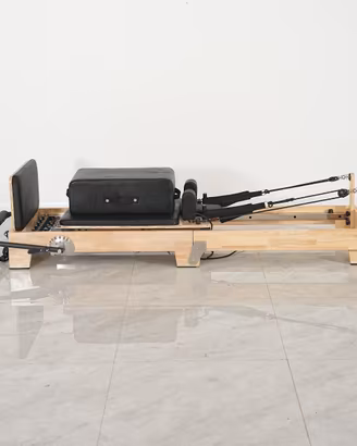 Reformer Pilates pieghevole in legno - Nuovo