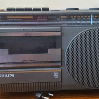 Radio stereo Philips originale anni '80