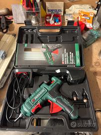 pistola colla a caldo parkside