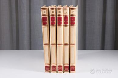 La Bibbia illustrata 5 volumi rilegati Fabbri '62
