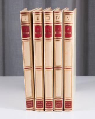 La Bibbia illustrata 5 volumi rilegati Fabbri '62