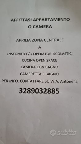 Camere o appartamento