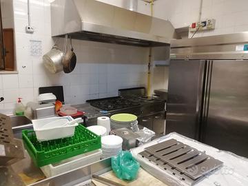 CAPPA ACCIAIO INOX lunga 220cm