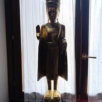 Statua in legno di Buddha Thai artigianato