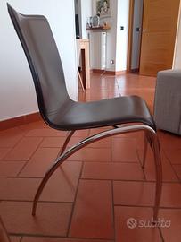 Set 6 Sedie struttura cromata