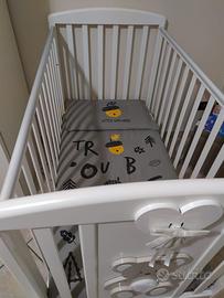 culla italbaby peluche bianco tortora