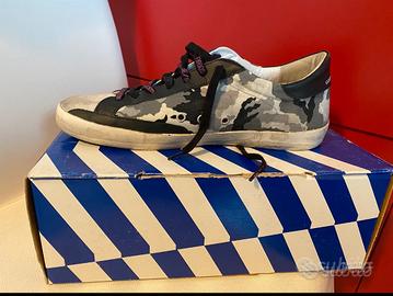 Golden Goose Superstar Camouflage Grey 44