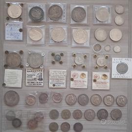 Argento Grande Collezione Monete Regno d'Italia 