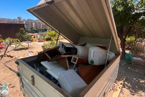 Carrello appendice con copertura