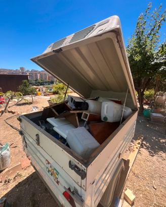 Carrello appendice con copertura