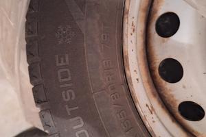 Gomme invernali complete cerchi in ferro 