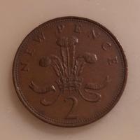 2 pence Regno Unito 1971