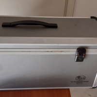 Valigetta sommelier con calici vintage anni 70