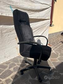 Sedia da ufficio/poltrona direzionale nera