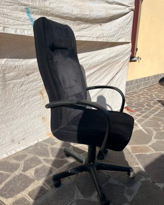 Sedia da ufficio/poltrona direzionale nera