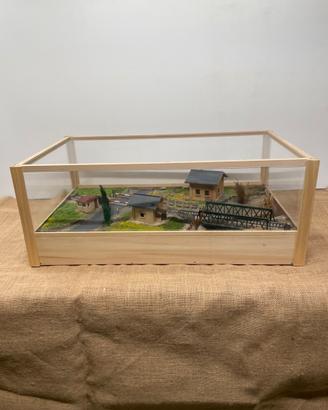 Diorama espositivo per treni