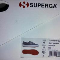 scarpe Superga 43 grigie come nuove 