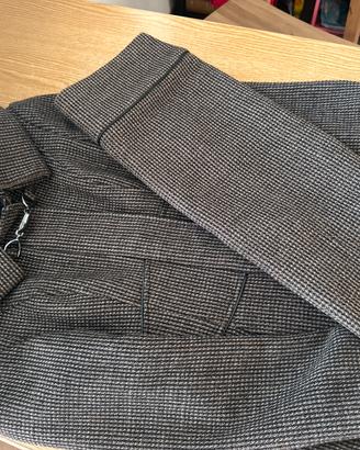 Tailleur donna Zara Basic marrone/nero tg. S