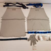 Grembiule & Guanti anti taglio in acciaio 