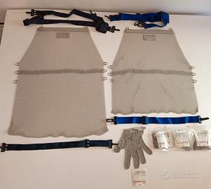 Grembiule & Guanti anti taglio in acciaio 