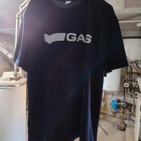 t-shirt Blue navy con la stampa GAS taglia XL