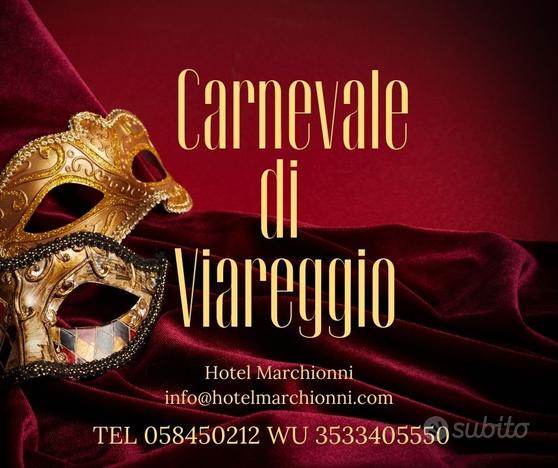 Camere per il carnevale a vaireggio 2025