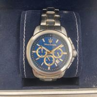 Maserati cronografo in acciaio