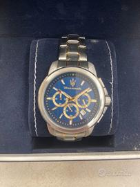 Maserati cronografo in acciaio