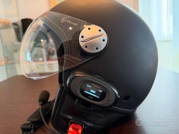 Casco jet Hype  interfono A10  parani by  sena