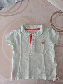 maglietta m corte tipo polo bimbo Guess 12 m coton