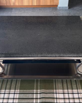Pietra ollare 34×25 con resistenza elettrica NUOVA
