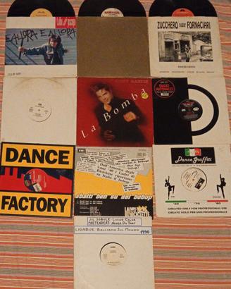 Lotto 10 x Vinile 12 Litfiba, Ligabue, Pino Daniel