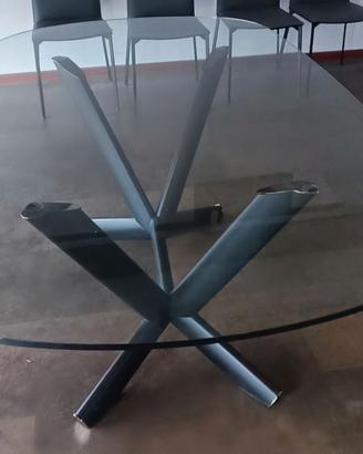 Tavolo in cristallo Cattelan