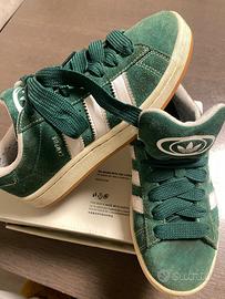 Adidas Campus 00s Verde Scuro Tg 39 1/3 - Original