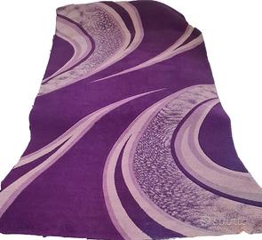 Tappeto viola e lilla a fantasia per interni 2×3 m