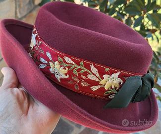 Cappello Vintage CAPO Austria – 100% Lana Feltro –