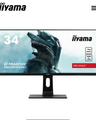 monitor Iliyama g master 3440x1440 34 144hz
