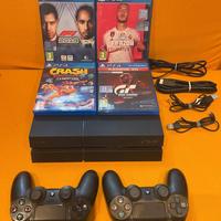 Sony PS4 - 500 GB “Fat” + 2 Controller + 4 Giochi