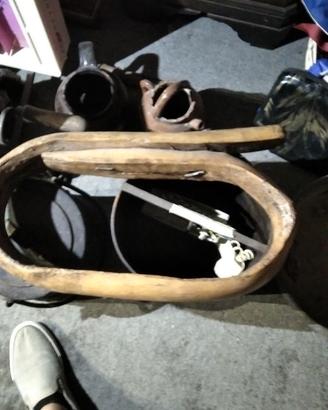 Gancio buoi il legno massello