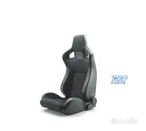 SEDILE SPORTIVO SEMI-BUCKET STILE RS ALCANTARA PEL